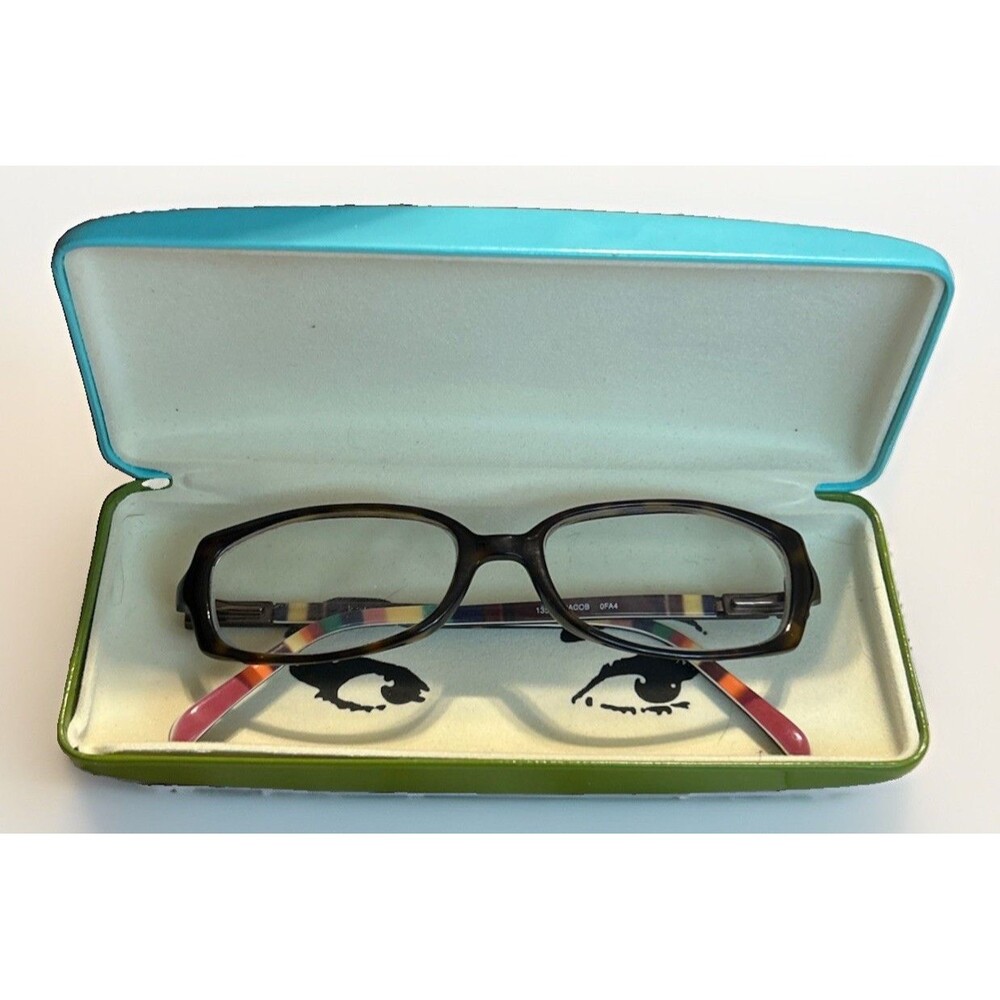 Kate Spade 135 Jacob 0FA4 Tortoiseshell Striped Made In Italy Frames Case